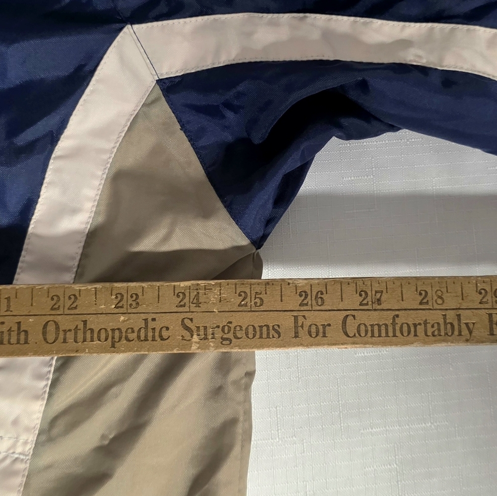 Majestic Vintage San Diego Padres Jacket Men's SZ Medium Blue official Baseball - Picture 12 of 15